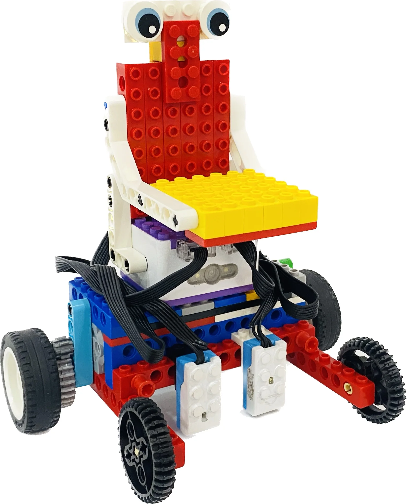 مجموعة بناء تروس ICQbot للإلكترونيات التفاعلية Wedo2.0 مجموعة ترميز بمقياس 1:8 لصندوق الأطفال المعبأ