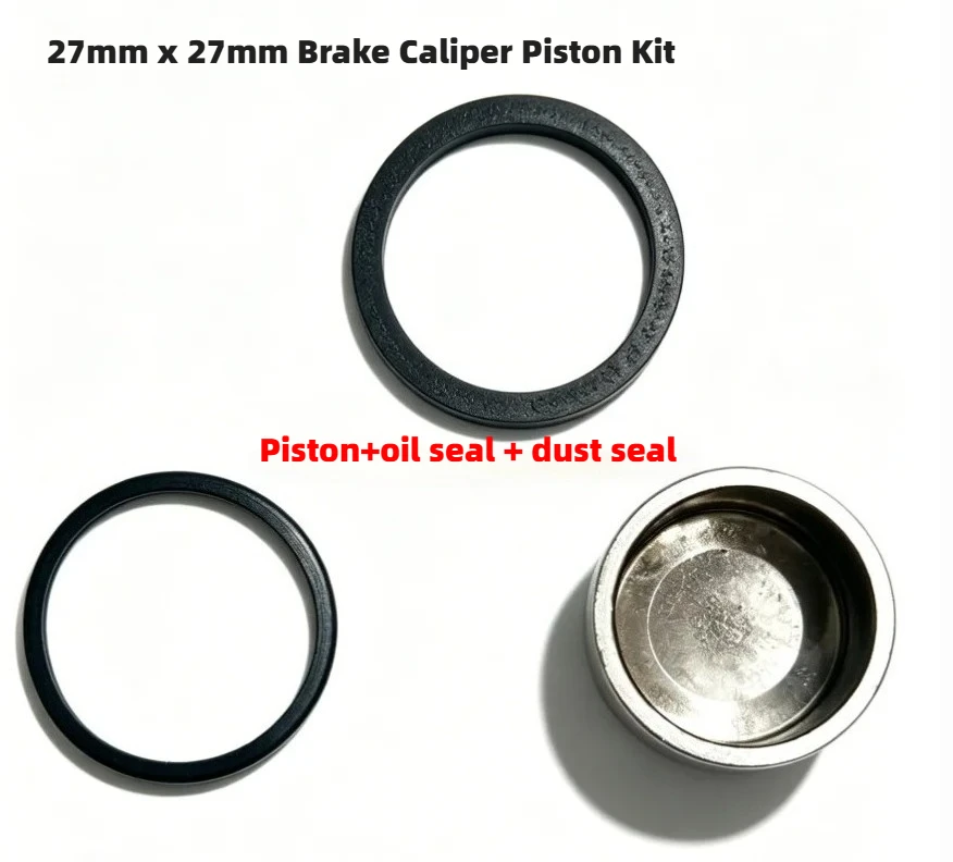 Kit de Pistón de Caliper de Freno 27mm x 27mm para Kawasaki 43020-1101 43020-1080 Suzuki 59300-27840 Yamaha 5UN-W0057-00 43107-MBG-006