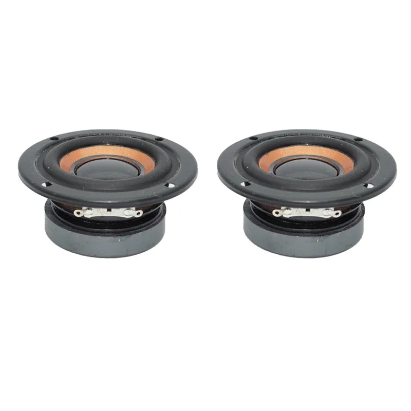 2 pcs/lot 2.5 Inch Audio 4 ohm 3W Magnetic Speakers Subwoofer 63mm Round Bass Loudspeaker DIY Home Amplifier Bluetooth Woofer
