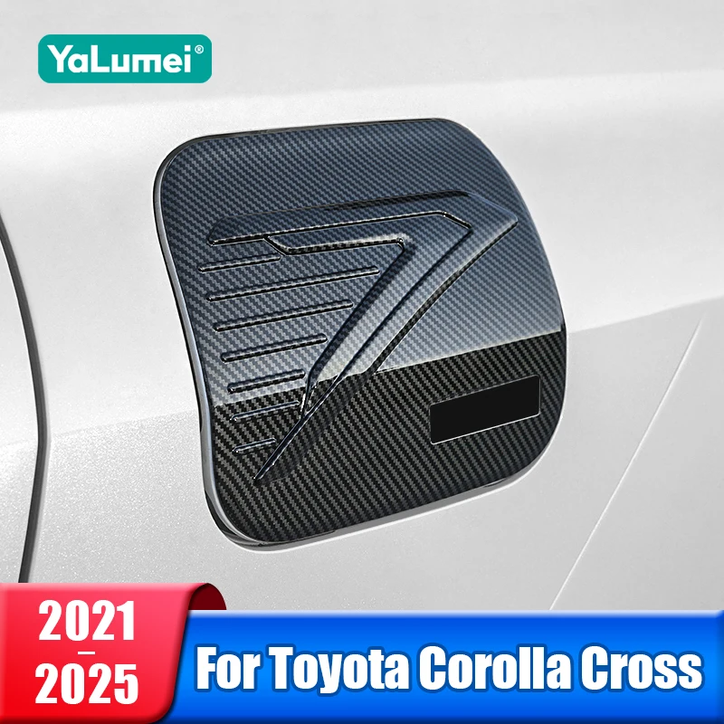 

For Toyota Corolla Cross XG10 2021 2022 2023 2024 2025 Hybrid Car Fuel Tank Decoration Cover Oil Cap Sticker Accessories