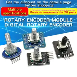 1PCS KY-040 360 Degree Rotary Encoder Module Rotary Knob Cap Potentiometer Digital Pulse Output Digital Rotary Encoder