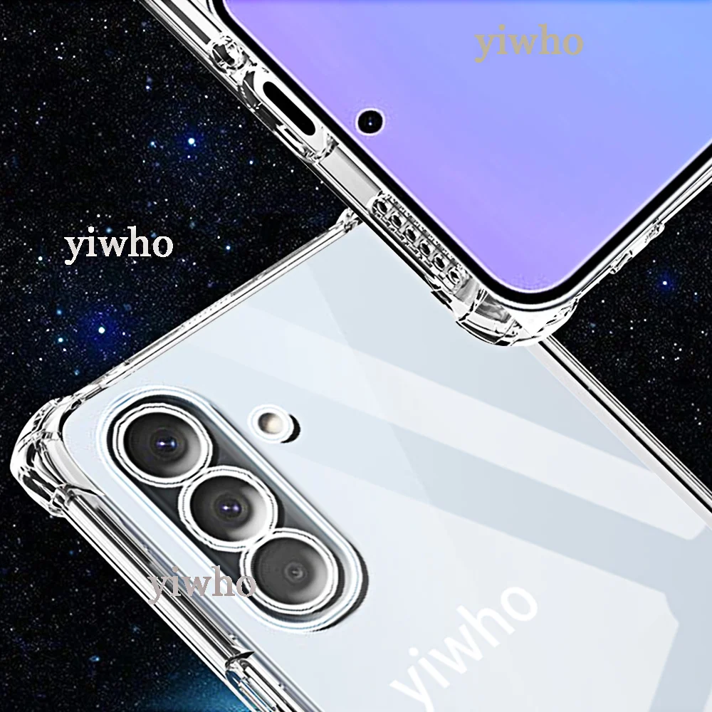 Transparente Handyhülle für Samsung Galaxy A57 A37 A17 A07 5G A 07 17 4G 57 37 Rückseiten-Schutzhülle mit Kameraschutz Weiche Schale – Detail 4