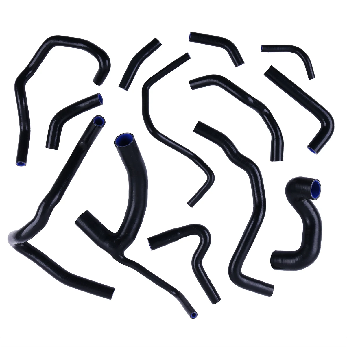 For 1997-2004 Audi S4 B5 / A6 Quattro 2.7 TT C5 / Turbo V6 Cooling Hoses Kit Silicone Tubes Pipes 13Pcs 10 Colors