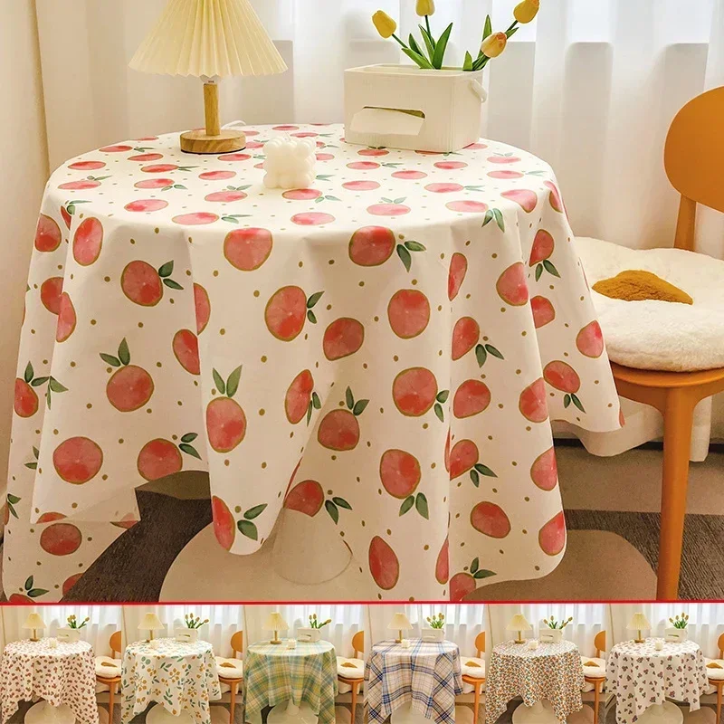 

Flower Fruit Simplicity Style Decorative Tablecloth Restaurant Cafe Small Round Table Rectangular Table Cover Tablecloth