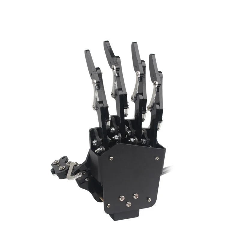 Servo Bionic Robotic Mechanical Arm Left Right Robot Hand Five Dof Fingers For Arduino Raspberry Pi DIY Programming Robot Toys