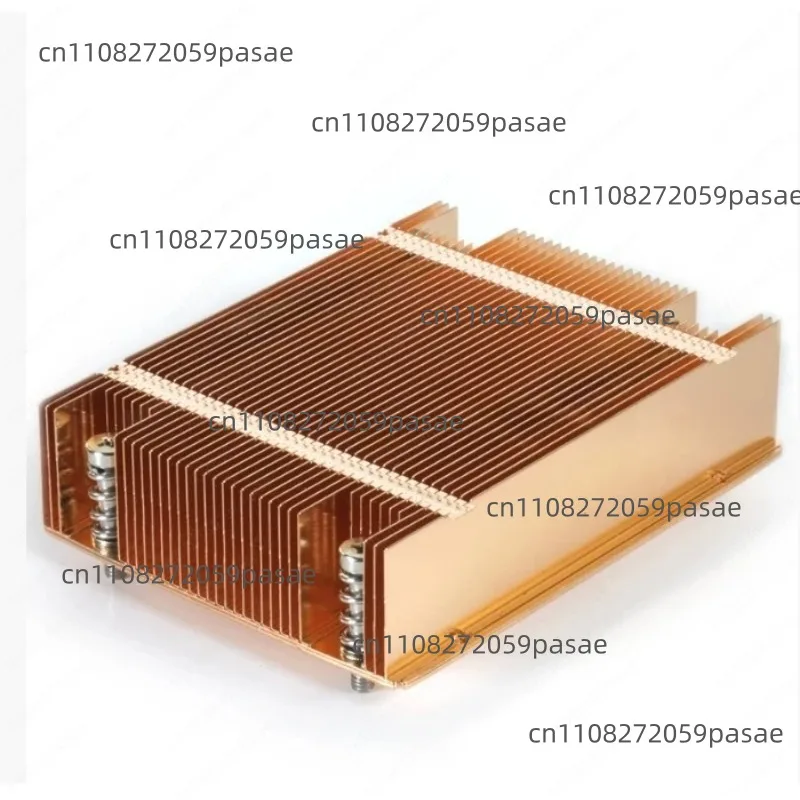 

Серверный радиатор AM4 AM5 1U из чистой меди, ультратонкий, для настольных ПК, с вентилятором