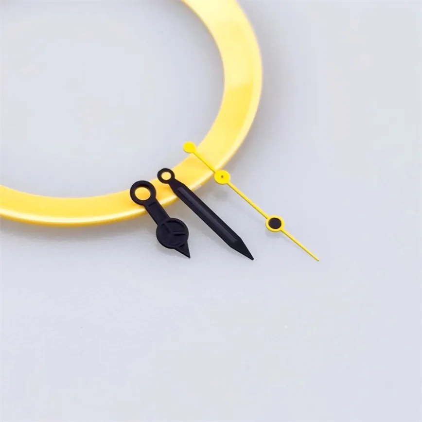 Accesorios de reloj de movimiento NH35, accesorio de mano negro, rojo, azul, amarillo, sin luminiscencia, NH35/NH36