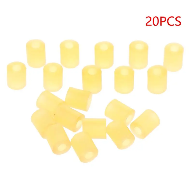 

Value Pack of 20: 3mm Inner Dia Natural Rubber Tubes for Electric Guitar Pickup Mounting; High-Quality Guitar Accessories.