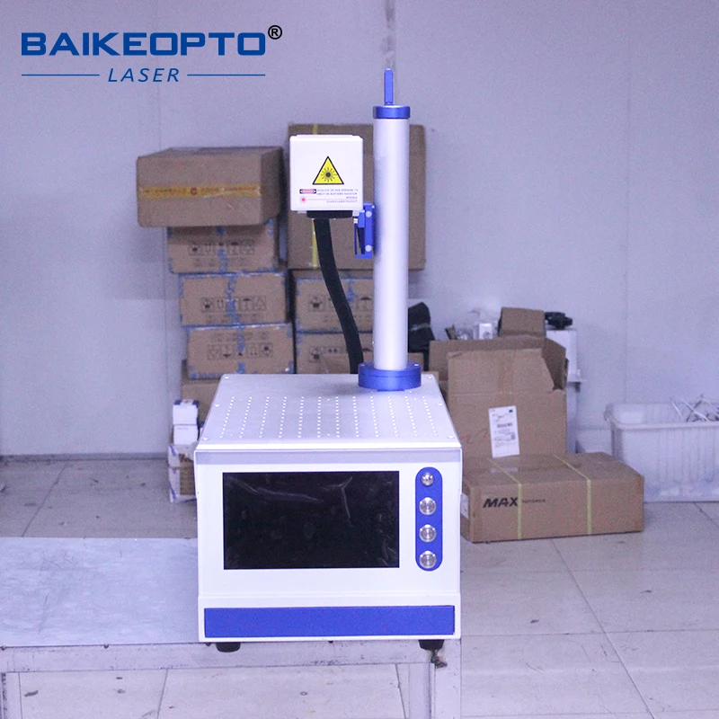 

20W/30w Portable Engraving Marker Logo Fiber Laser Marking Machine to Wood Metal Plastic