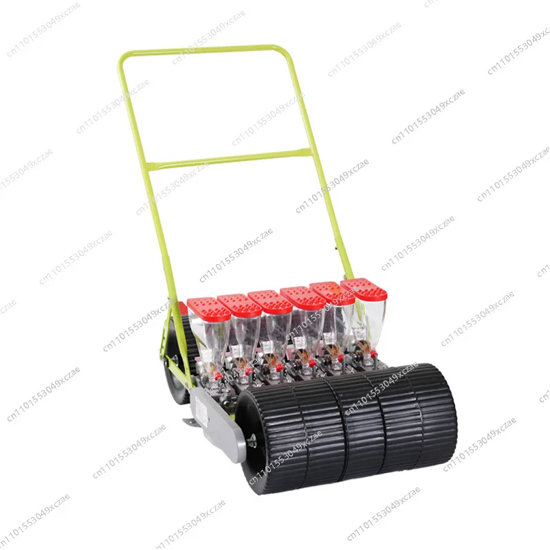 Hand-pushed vegetable planter, Chinese herbal medicine precision seeding machine, coriander, cabbage, radish, rapeseed seeding