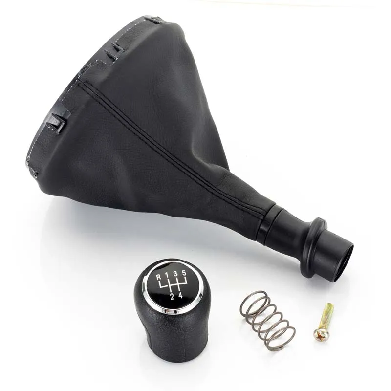 Autozubehör 5/6 Gang Schaltknauf Leder Gamasche Kofferraumabdeckung für VW Volkswagen Transporter T5 T5.1 T6 Gp 2003-2011 – Detail 4