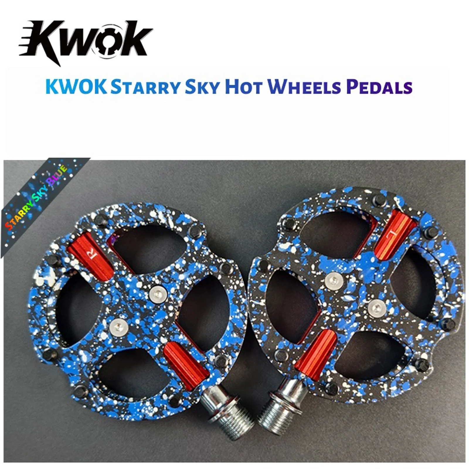 

Велосипедные педали Kwok 3, сверхлегкие дорожные педали из алюминиевого сплава, легкие велосипедные педали, нескользящие педали, велосипедная платформа