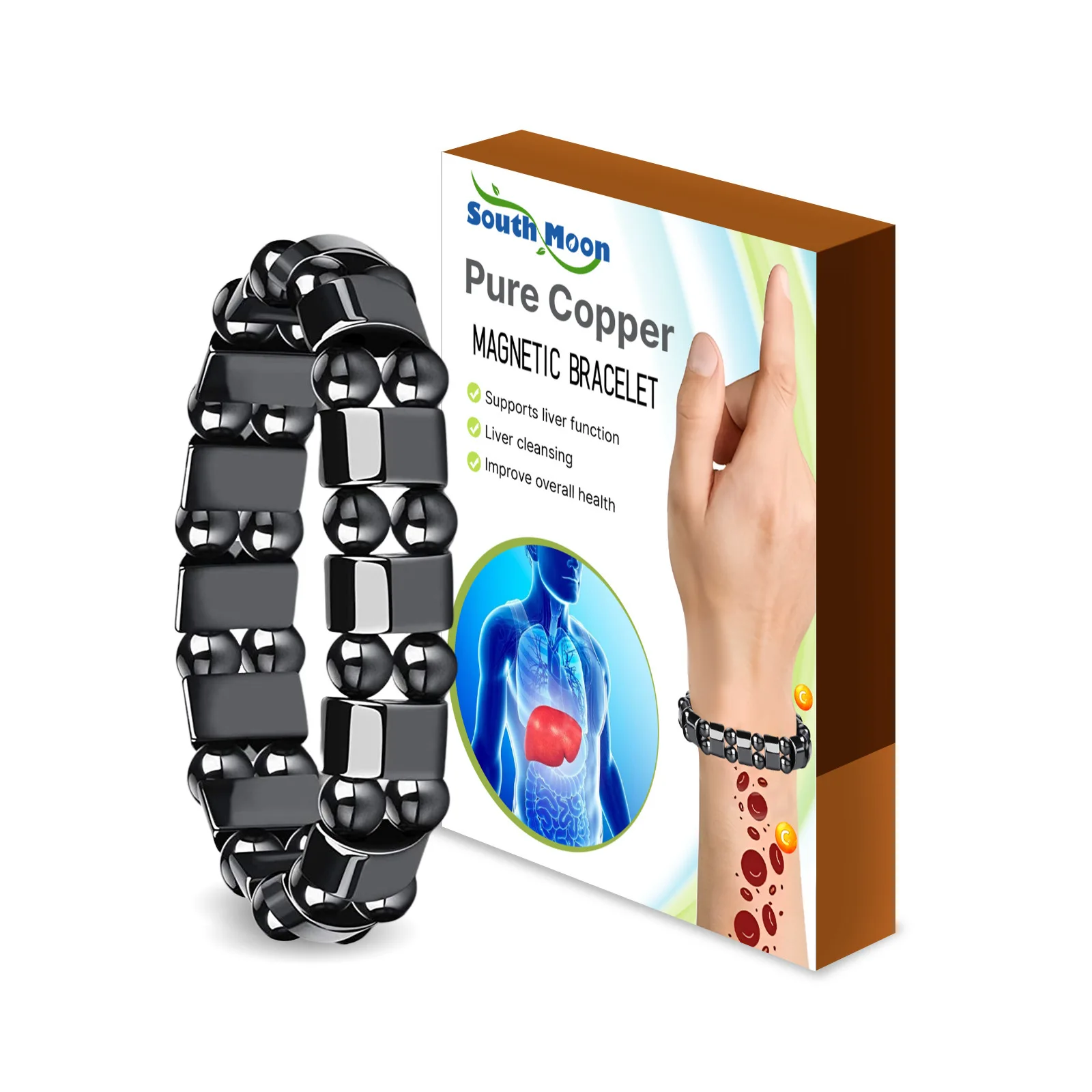 Blood Sugar Control Bracelet Relieve Body Fatigue Balance Blood Glucose Reduce High Blood Pressure Liver Cleansing Health Care