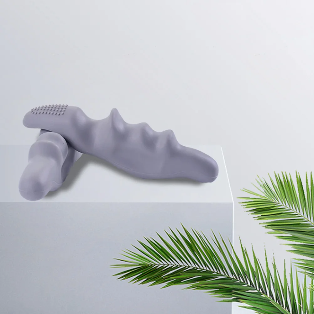 Massageador ergonômico de polegar, silicone macio, dispositivo de acupressão não invasivo para relaxamento e liberação de tensão, dor amigável para viagens