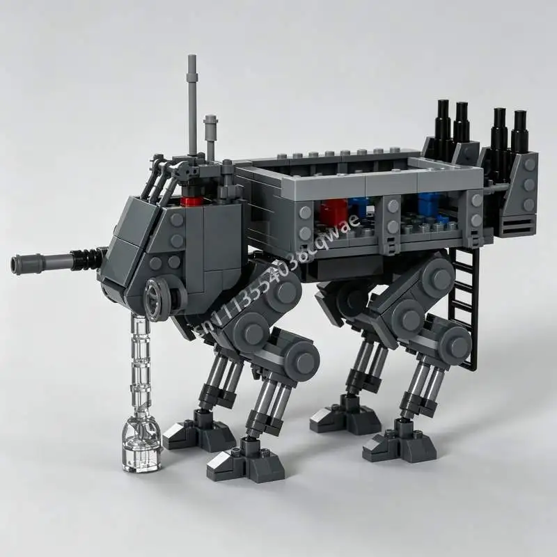 537 Parts Command Pattern Sentinel Robot MOC Model Custom Puzzle DIY Assembly Building Blocks Mecha Toy Gifts Creative Learning