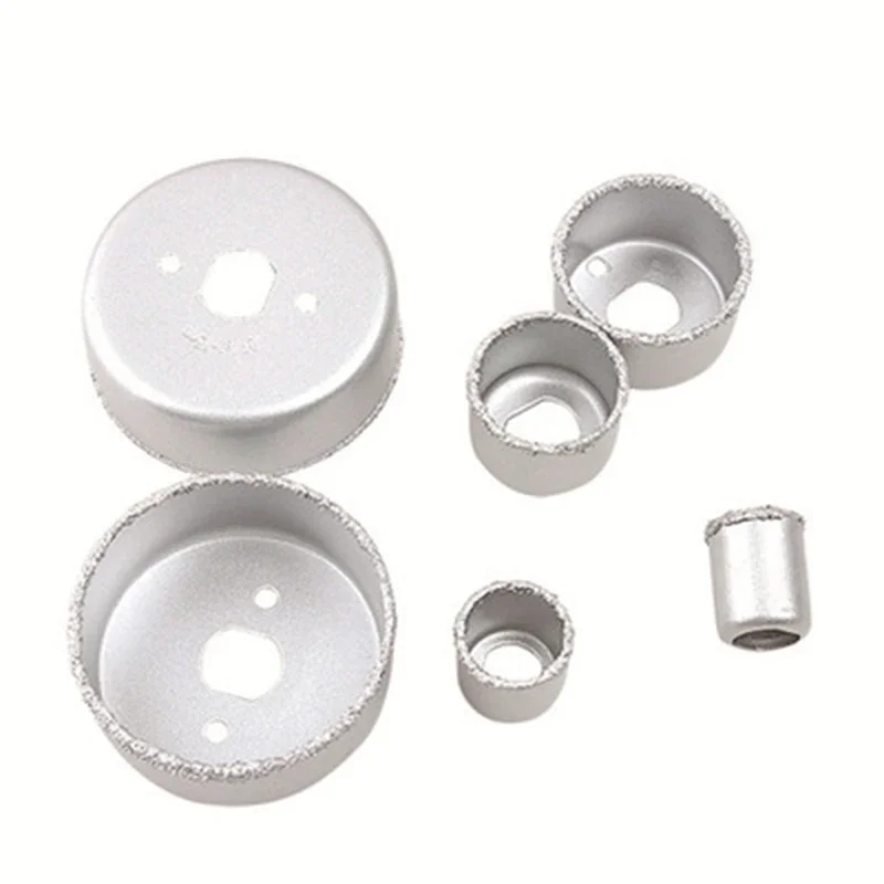 9pcs/set 22mm-73mm carbide alloy hole saw drill bit set tile marble glass ceramic  cutter power tool