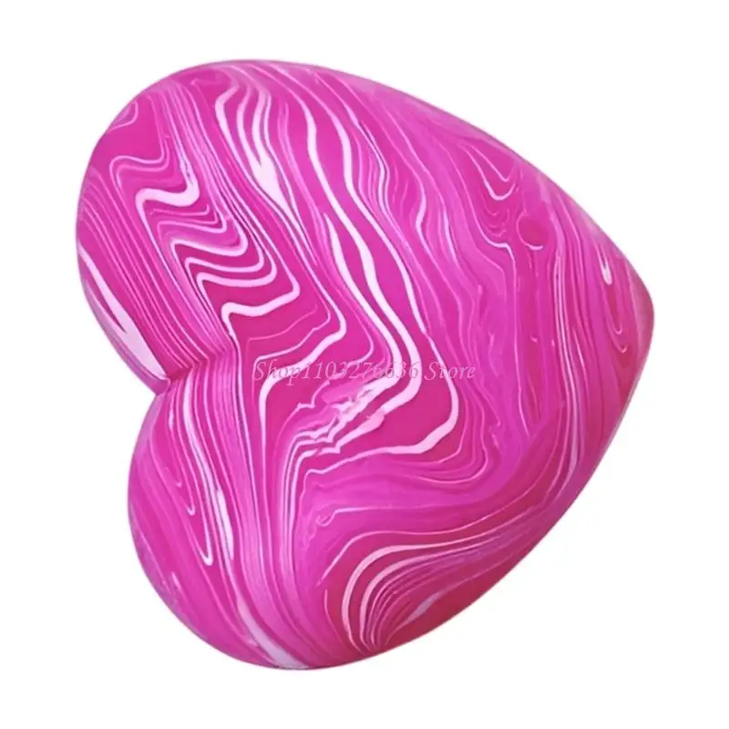 R6FD Love Heart Squeeze Stretchy Toy For Child Adult Hand Grip Skill Tension Reduce