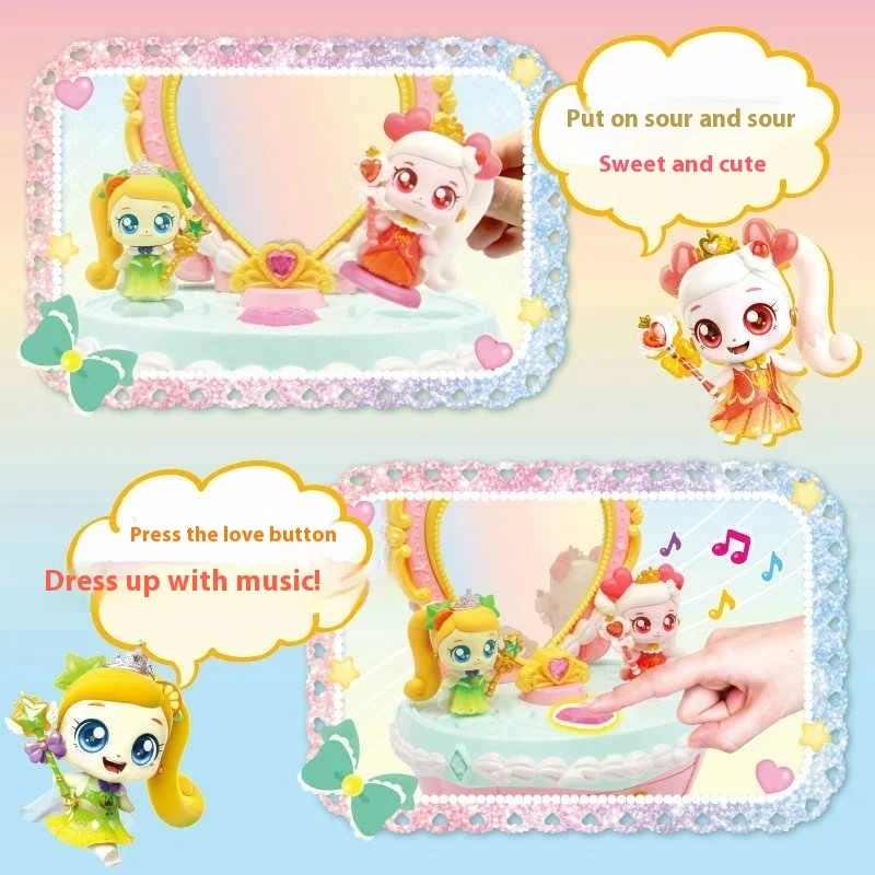 Nuovo arrivo Catch Teenieping Action Figure Toletta Torta Casa Carino Sweetheart Ragazza Scenario Giocattolo Mani su Puzzle Giocattolo Regali