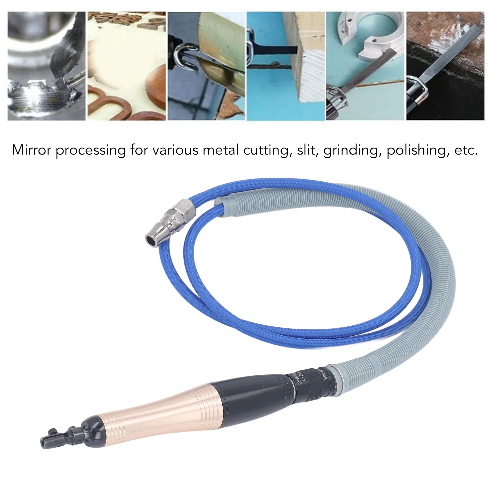 قلم رصاص مطحنة القالب أداة الهواء 1/4in التوربينات الترددية الهوائية ماكينة الطحن بالموجات فوق الصوتية 23000 دورة في الدقيقة ملف أدوات تلميع