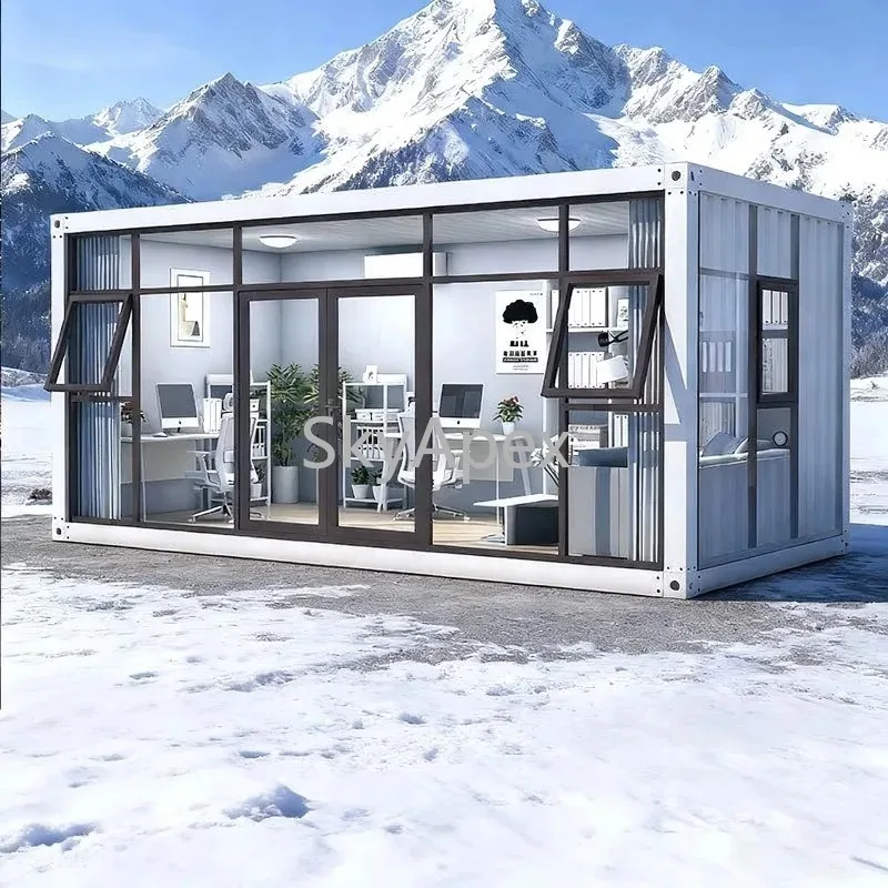 Hot Sale Modern Steel Outdoor Camping Container Mobile House Flexible Movable Office Windproof Rainproof Heat Insulation Durable