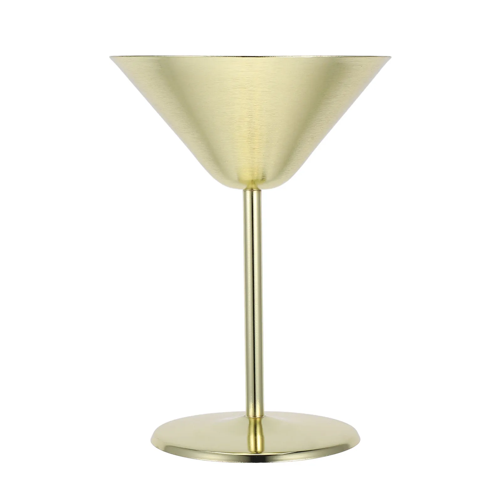 Martini Cup Stainless Steel Goblet Unbreakable Cocktail Cup Modern Metal Wine Tumbler For Party Bar Liquor Goblets