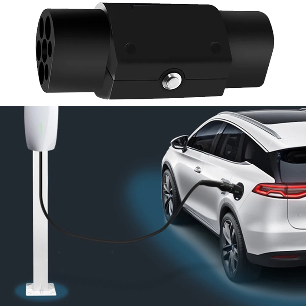 

Тип 2-GBT EV адаптер Тип 2 станция боковая для GB/T автомобильная боковая вилка EVSE Зарядка конвертер-соединитель AC 220V 32A 3P с переключателем