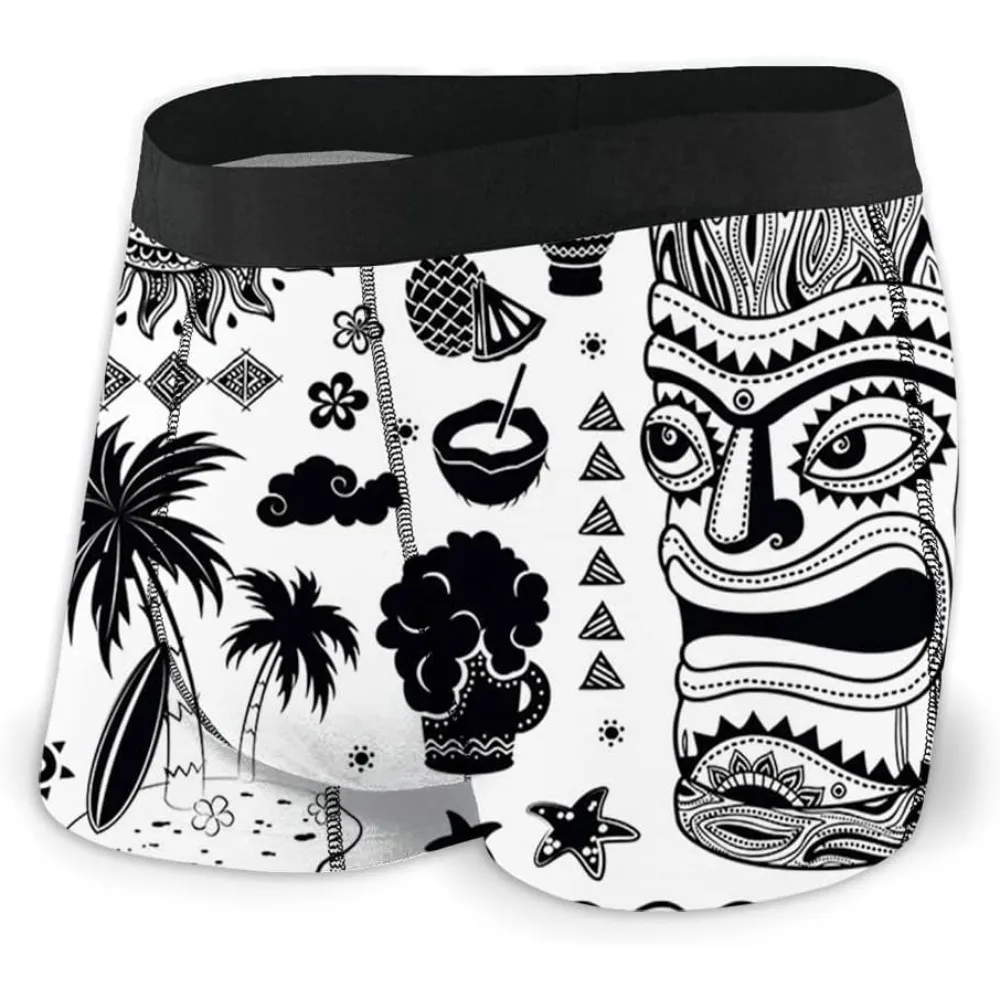 

Boxer Briefs For Men Pack,Cool Moisture-Wicking Underwear,Polyester No-Ride-Up For Men
