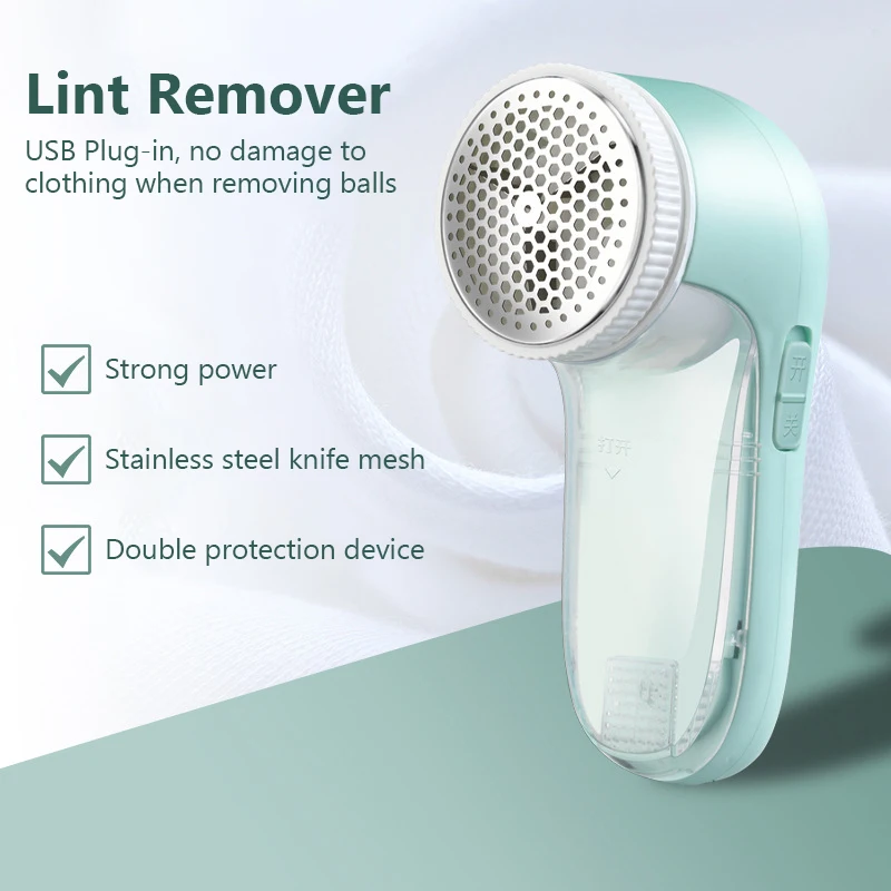 Household Clothes Electric Lint Remover Fabric Shaver Portable Clothes Fluff Pellet Remover For Clothing Fur Ball Trimmer USB