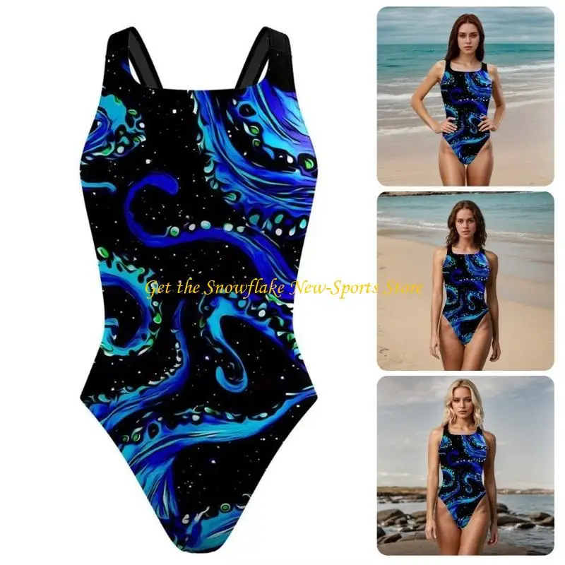 

E56D женский купальный костюм с контролем живота, 1 предмет, купальник для девочек, купальник с цветочным принтом, модный костюм