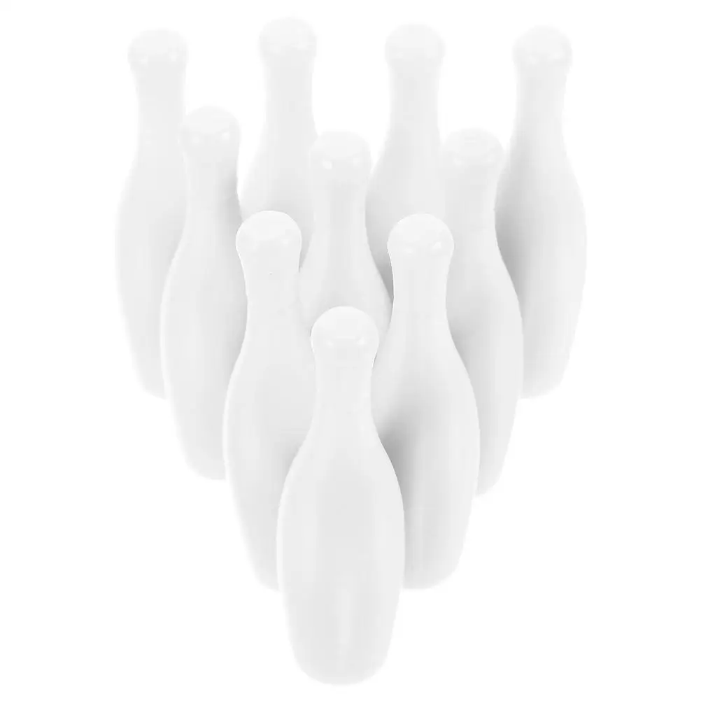 

10 Pcs Bowling Ball Toy Game Prop Portable Accessory The Hips Pin for Kids Mini