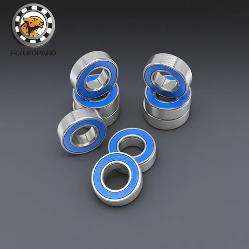 Rodamiento 688RS, 10 Uds., 8x16x5mm, ABEC-7, Hobby, coche eléctrico RC, camión, rodamientos de bolas, sellado de goma azul 6700 6701 686 695 696 6800 698