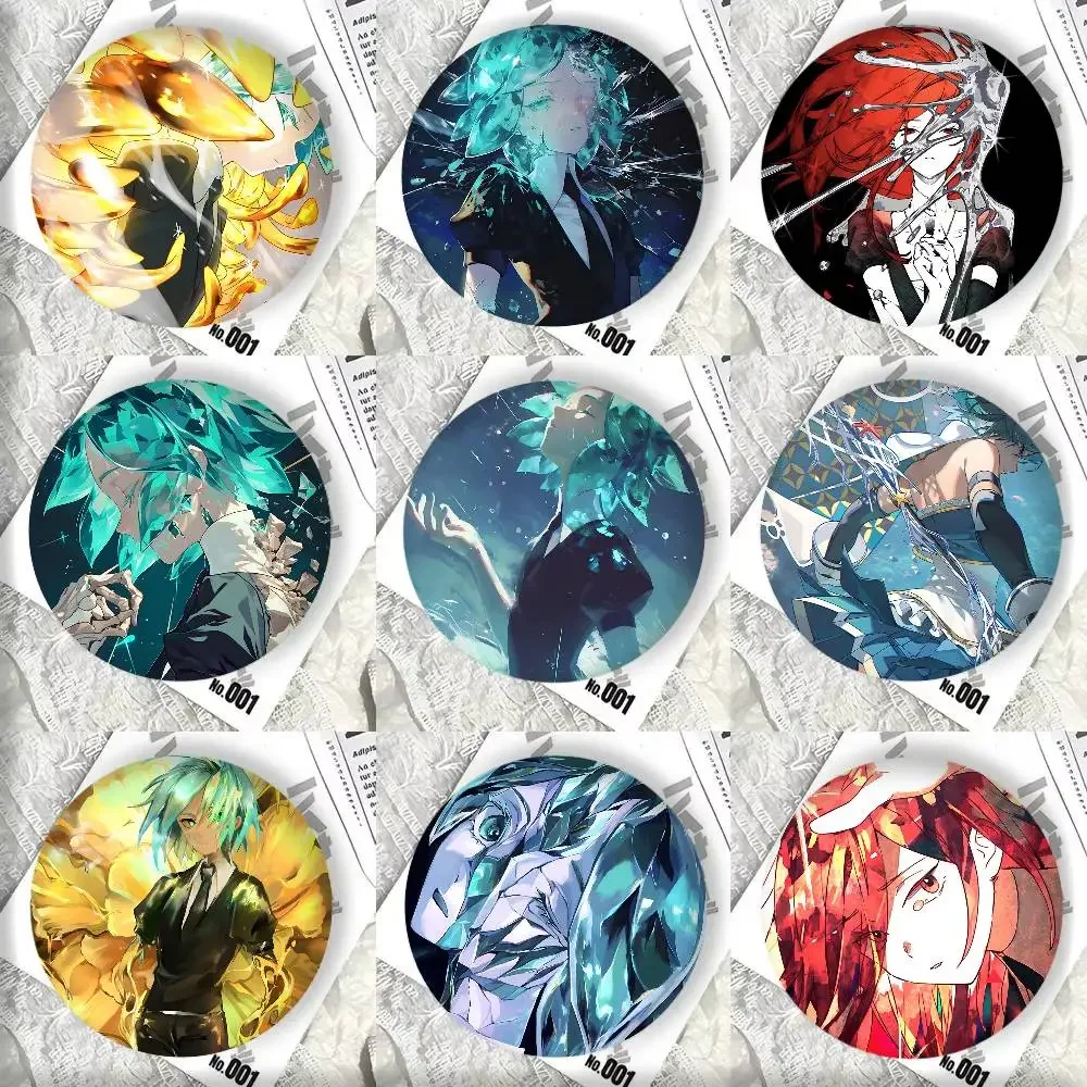 Anime L-Land Of The L-Lustrous Badge Tinplate DIY Backpack Clothing Accessories Jewelry Pins