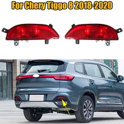 Car Rear Bumper Reflector Stop Light Rear Fog Light Foglamp Brake Lamp Warning Lamp For Chery Tiggo 8 2018 2019 2020