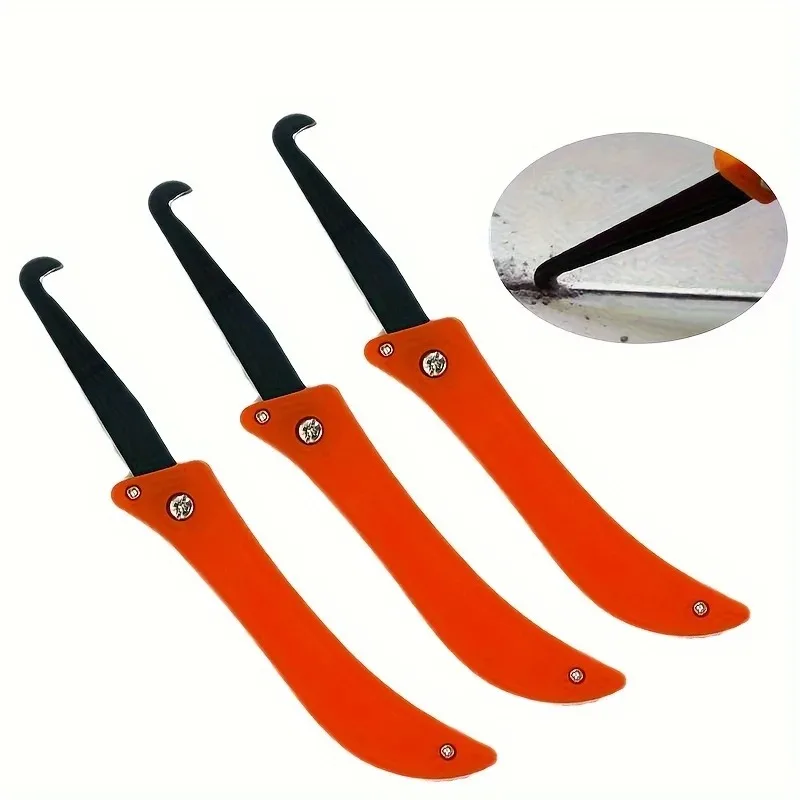 Especial Slotting Knife, Ferramenta de construção, Azulejo e Pavimento Tile Joint Cleaning Hook Knife, Tijolo Joint Gap Limpeza Folding Saw