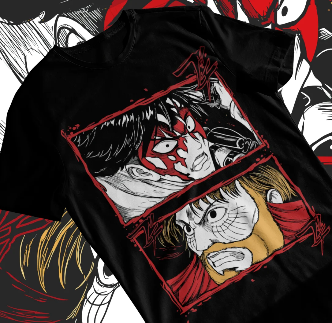 T-shirt Zeke Shingeki No Kyojin Anime Black Gift Shirt Soft Tee