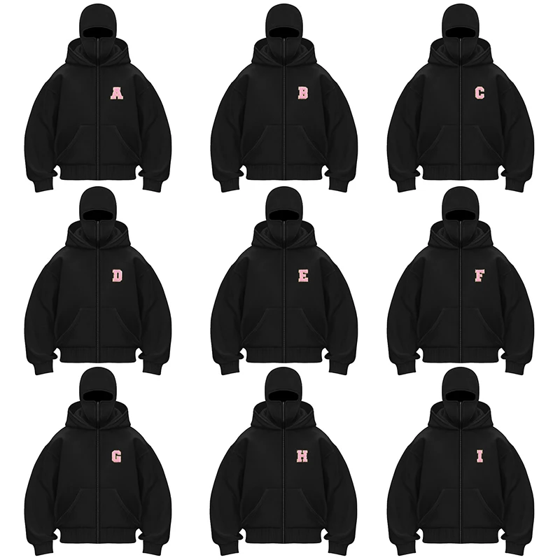 

Women's Clothing Double Hat Mask Zipper Design Winter Windproof Hoodie Sports Jacket Outdoor Hiking Travel Running Sweatshirt ﻿﻿