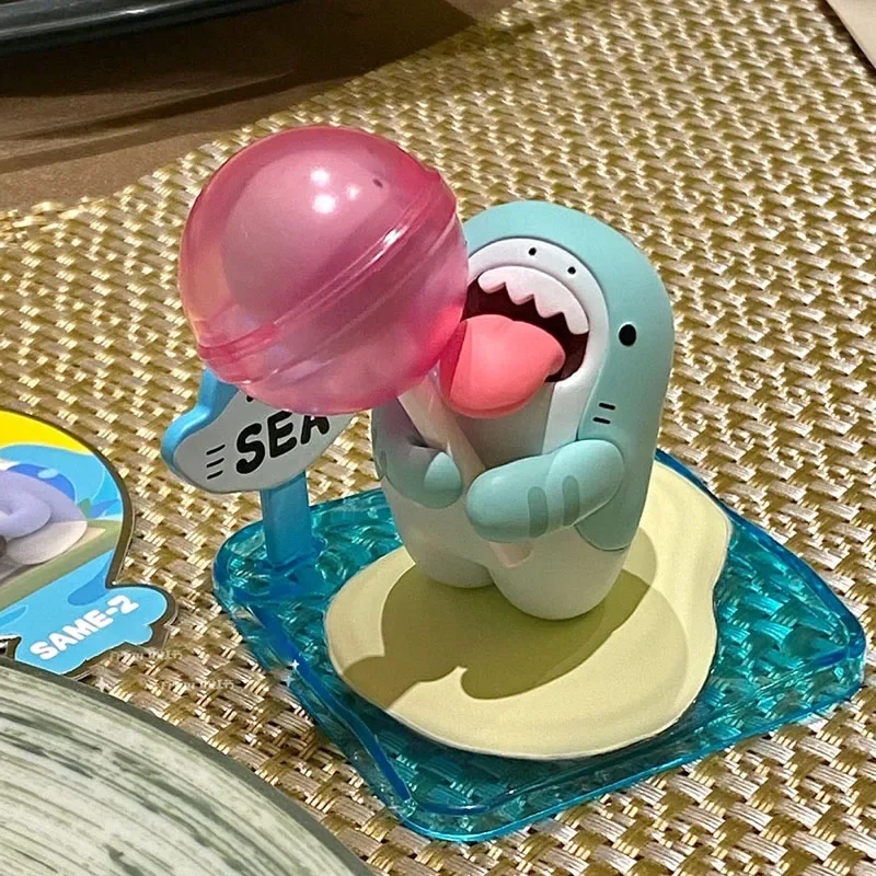 Soft and Delicious Series Blind Box Anime Figures Shark King and Seal King Collectible Model Toys Mystery Box Ornament Kid Gifts