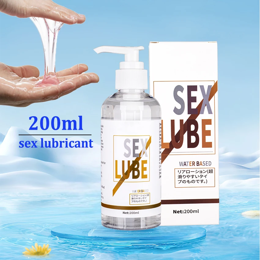 200ml Intimate Lubricant Pleasure Body Erotic Oil Water-Based Lubricant Adult Sex Supplie Massage Oil Lubricant For Women Men