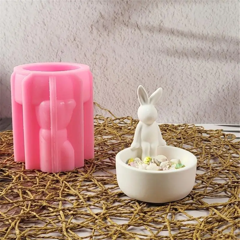 

Rabbits Holder Molds Candlestick Silicone Molds Castings Molds Storage Box Molds Epoxy Resin Molds Plasters Molds