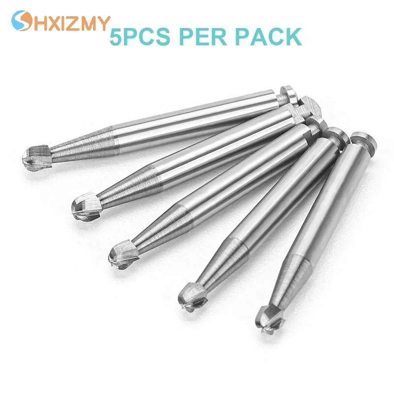 

5pcs/Box Dental Tungsten Carbide Burs Low Speed Round RA Series For Dental Lab Or Clinic Shank Diameter 2.35mm For Dentist