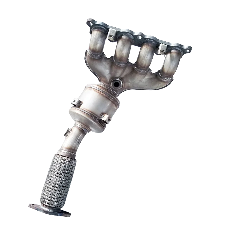 Car Exhaust System Catalytic Converters Engine Manifold for Ford Flix Catalytic Converter Catalyst