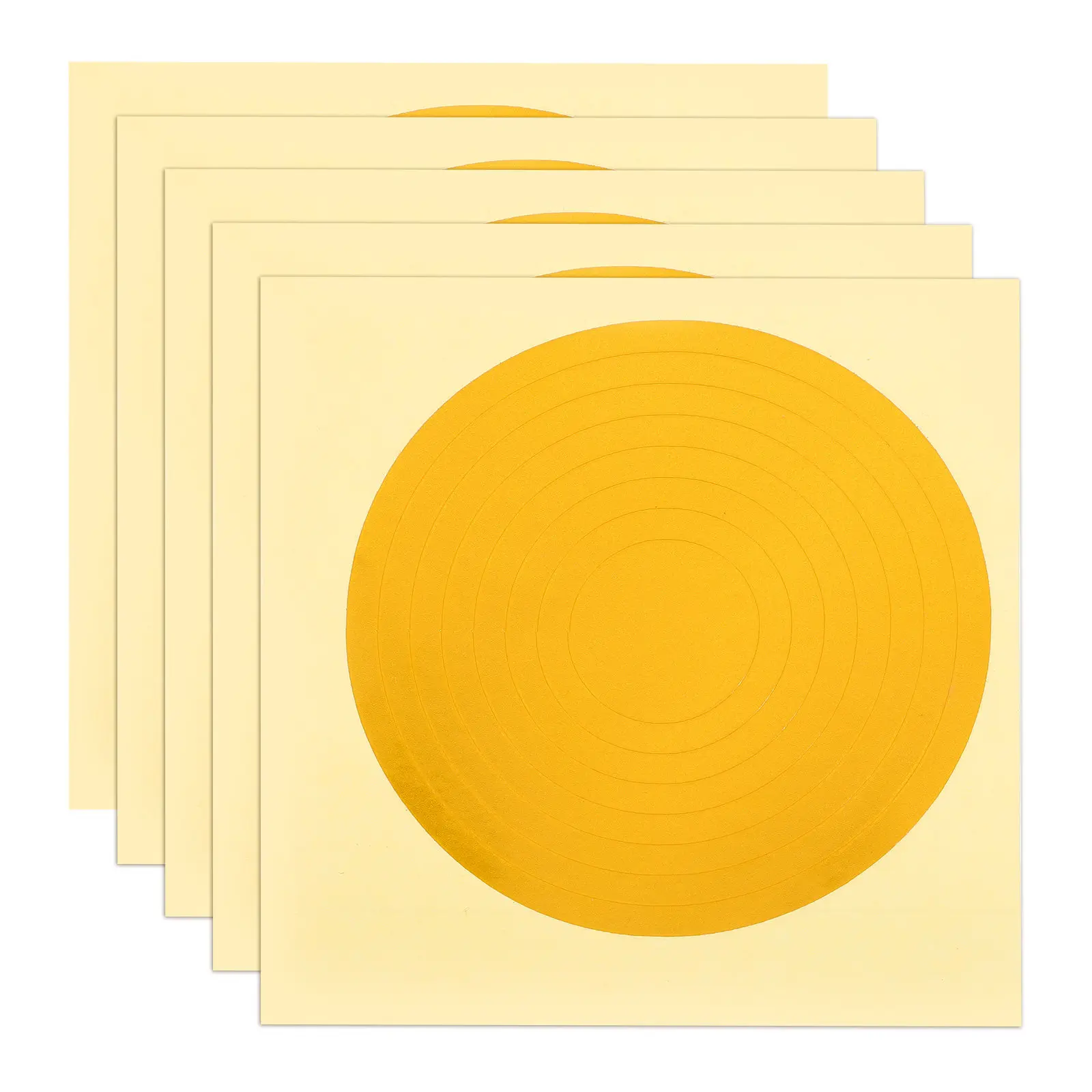 

5 Sheets Pressure Gauge Indicator Stickers Vibrant Color Waterproof Adhesive Labels for High Low Pressure Range Identification