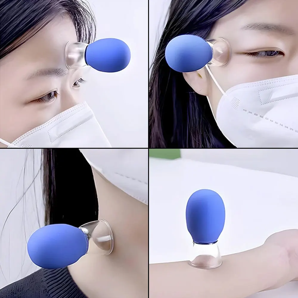 20~5Pcs Silicone Cupping Massage Cup Body Face Neck Eye Massager Vacuum Body Facial Care