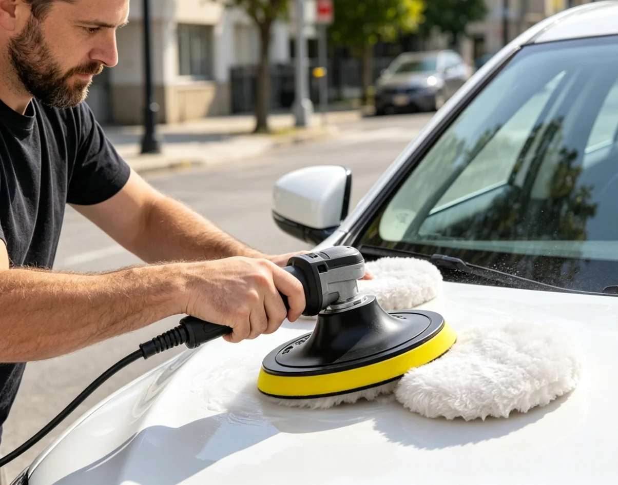 5/1PCS Polishing Kit Car Polishing Pad Waxing Sponge Discs Soft Wool Wheel Auto Paint Care Polisher Pads Cleaning Accessories