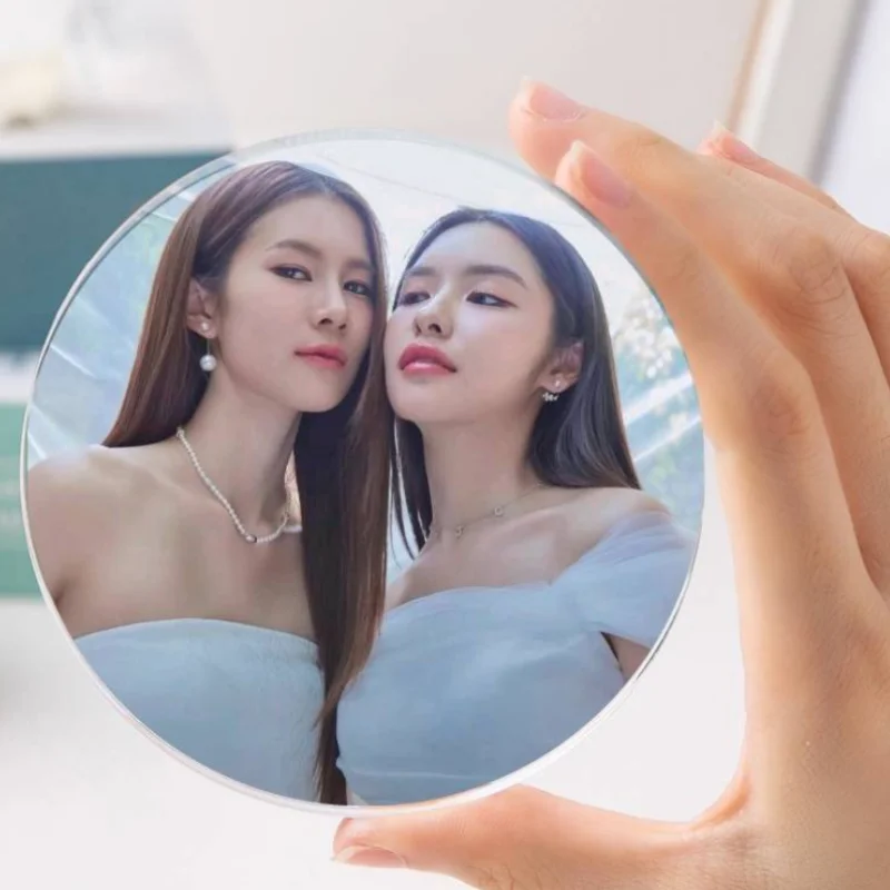 AndaLookkaew AndaAnunta Lookkaew Acrylic Heat Insulation Decor Round Pad Thai TV Love Senior The Series Photo Glasses Coasters