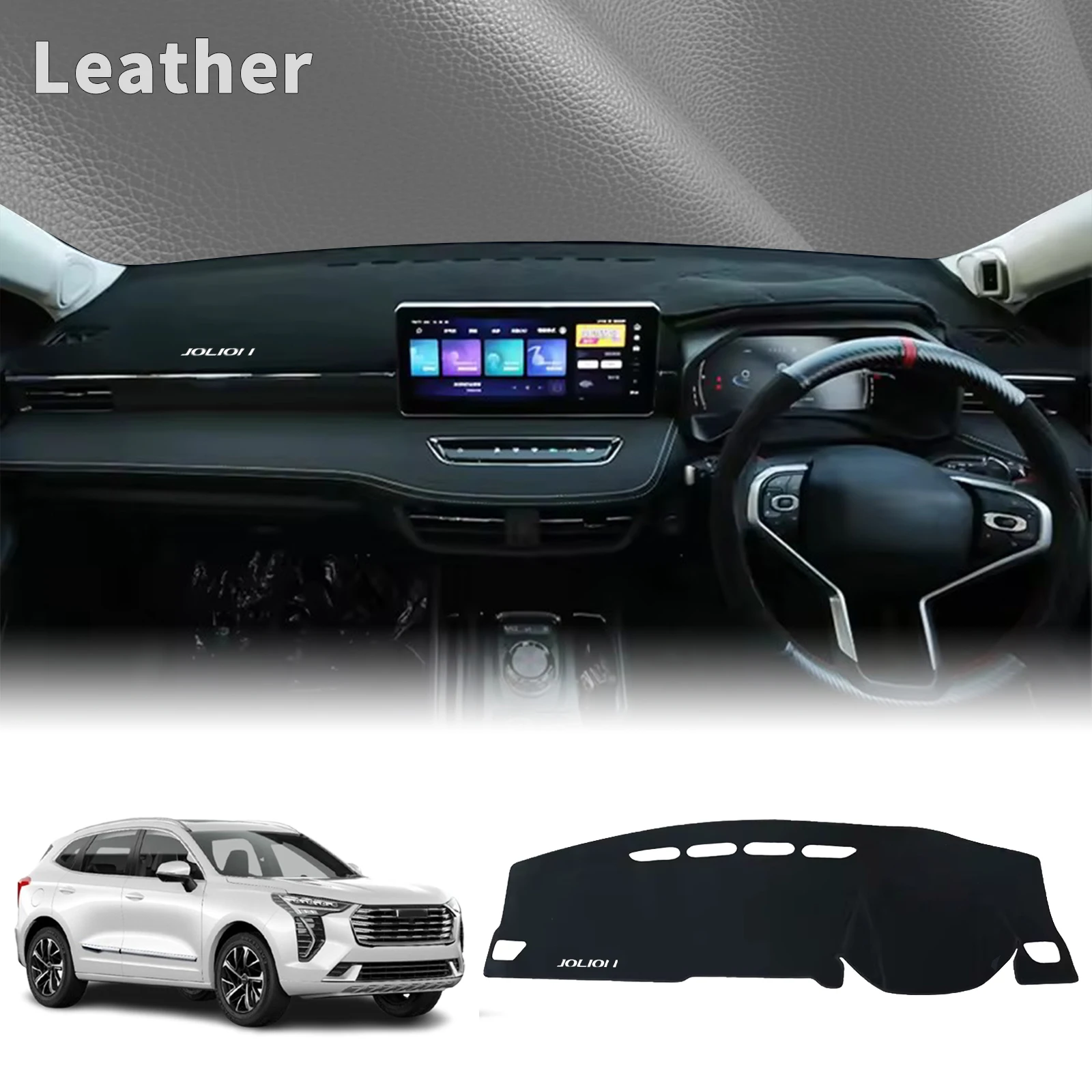 

fit for Haval Jolion 2021 2022 2023 2024 2025 Car Dashmat Dashboard Cover Pad DashMat Sunshade Protective Carpet Accessories