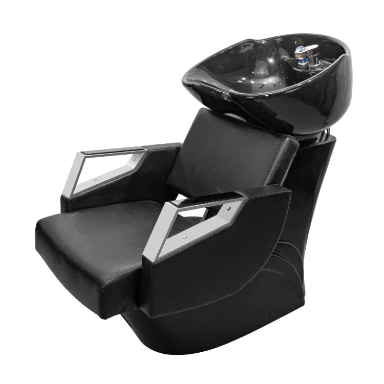 Salon Furniture SPA Beauty Hair Washing Massage Function Shampoo Chair with Basin