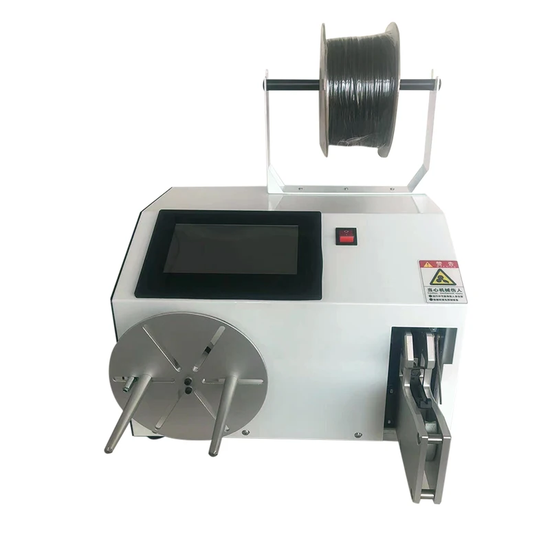 

Fully automatic winding and binding machine, power cable USB data cable, electric bundling pipe tie