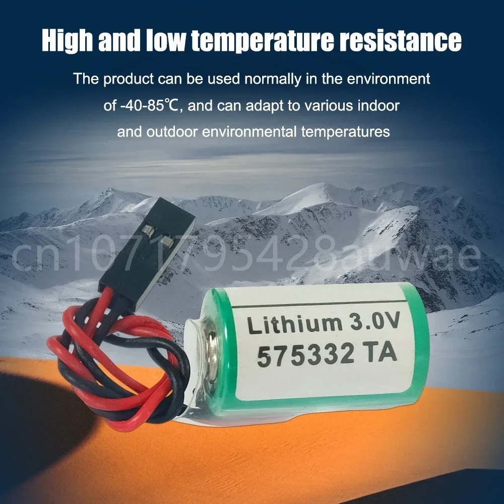 4 قطعة الأصلي الجديد 575332   تا 575332 بطارية ليثيوم TA 3V 6FC5247-0AA18-0AA0 840D NCU CNC مع مقابس سوداء