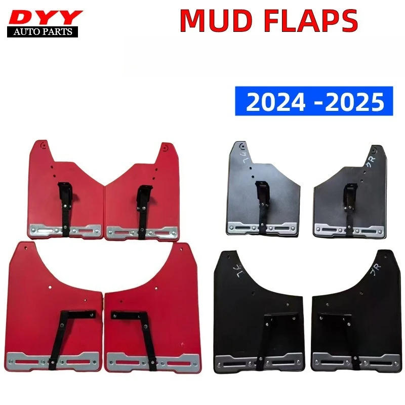 Off‑road Splash Guard Mud Flap Set Fits 2024 JDM LC250, Wheel‑well Anti‑splash Exterior Modification Accessories